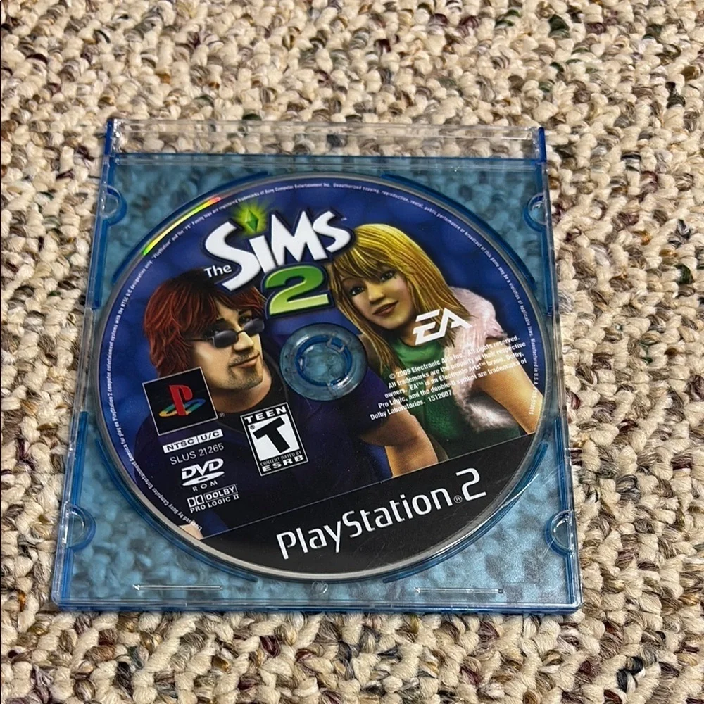 The Sims 2 PlayStation 2 Game Disc. 2005
